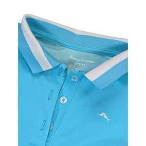 Tommy Bahama Active Girls Large Blue‎ Sleeveless Collared Dress Summer Travel